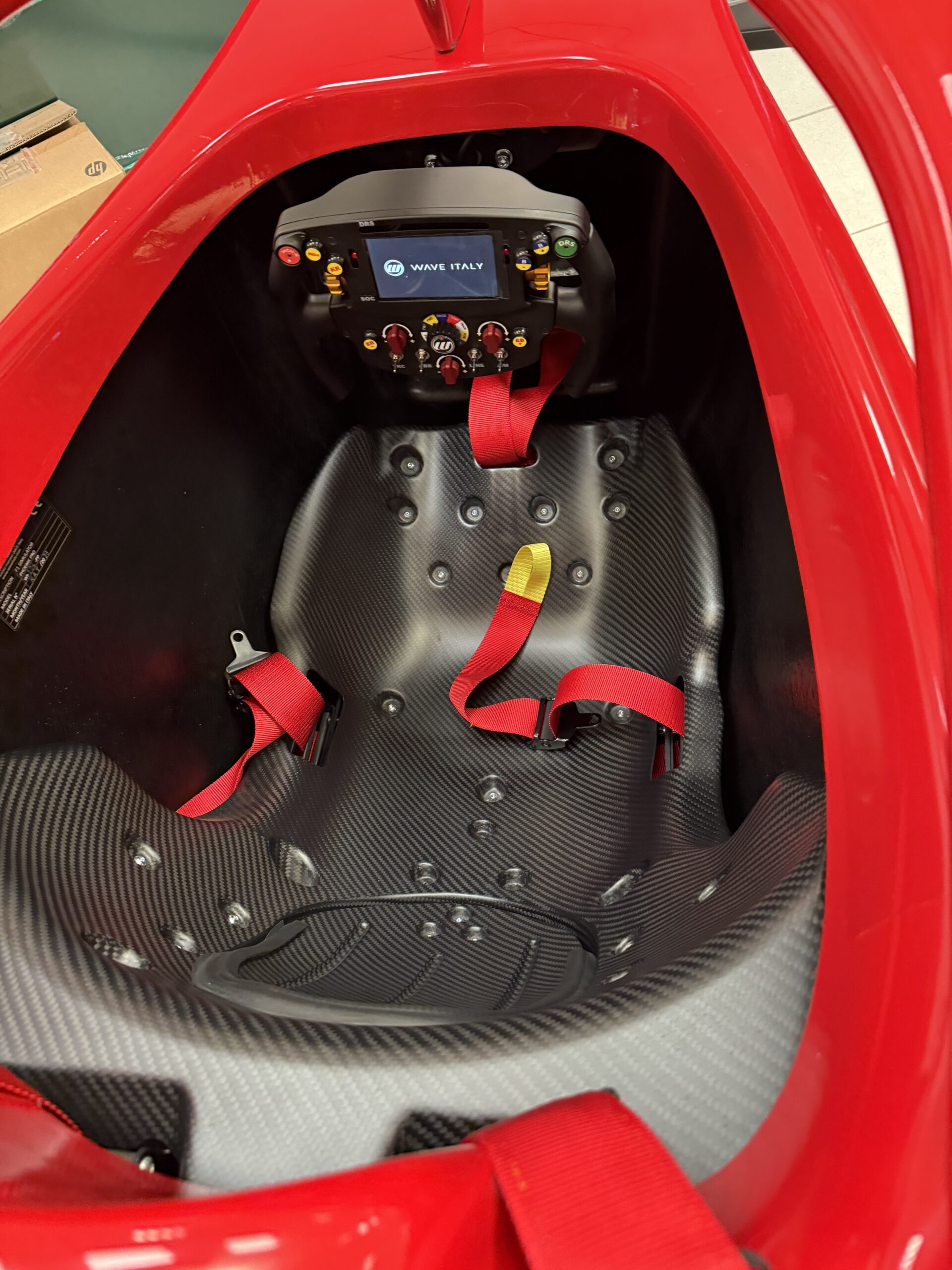 Cockpit carbone simulateur F1